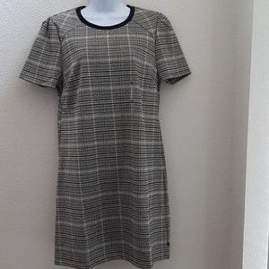 Tommy Hilfiger Women's dress, Size Medium, Black, White and Tan. NWT